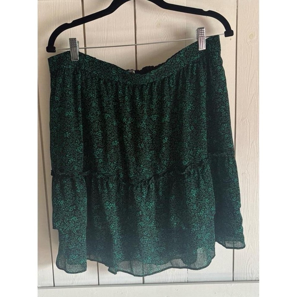 JCrew green skirt